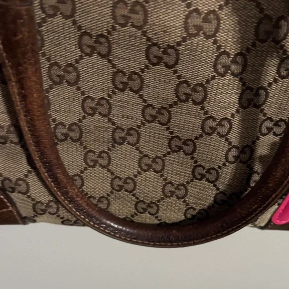 Gucci Brown Monogram Canvas Tote - Picture 7 of 10